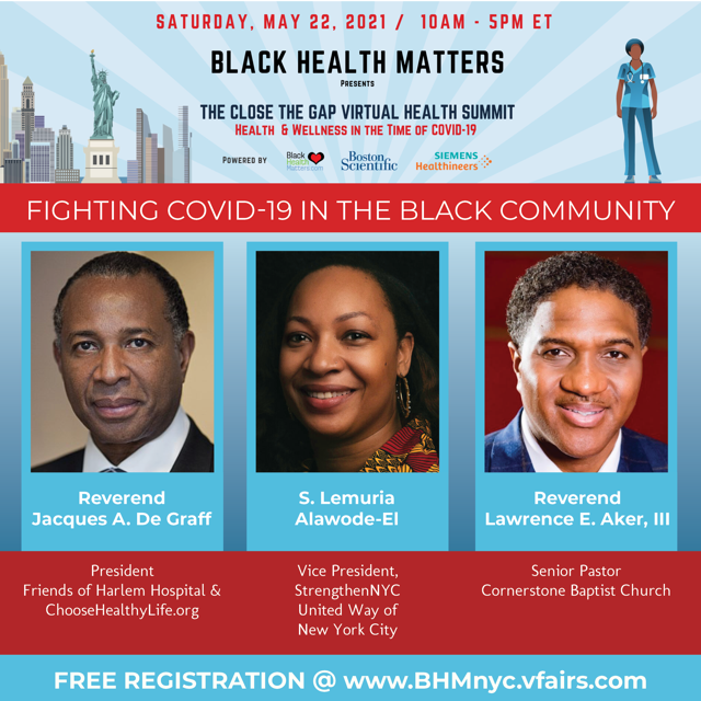 Black Health Matters- Close the Gap Virtual Health Summit